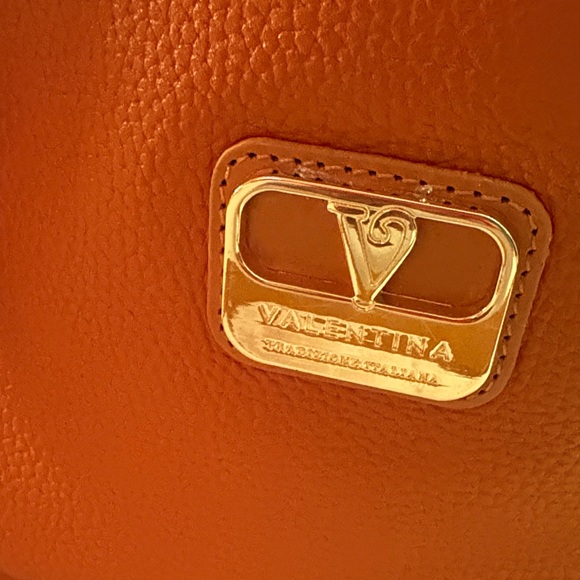 Valentina Rich Tan Shoulder Bag, Genuine Leather, Made in Italy - Picture 16 of 16